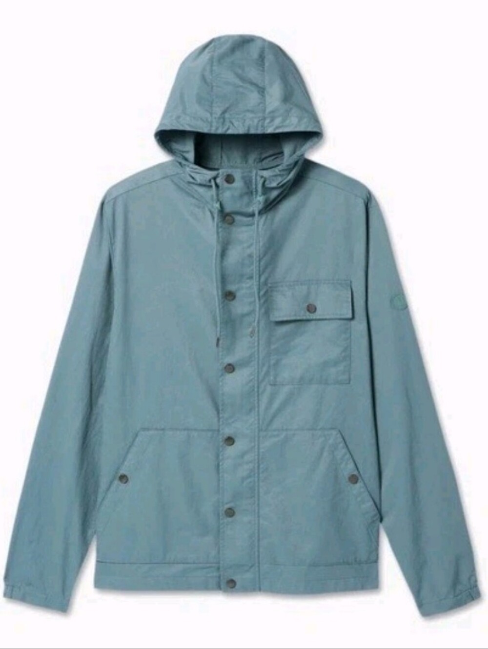 Vuori XL Mens V558 Kashmir Trainer Shell Jacket Full Zip Hooded Green Gray